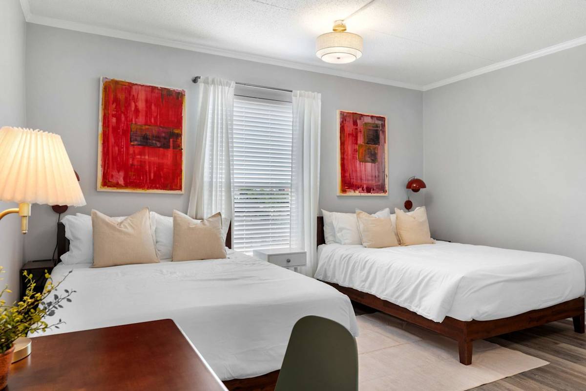 Master bedroom upstairs.